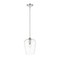 Z-Lite Joliet 1 Light Pendant, Chrome & Clear 473P9-CH - alternate 4